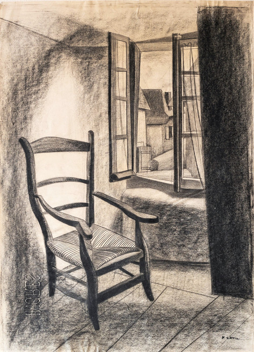  Yvonne Latil Dessin La Chaise