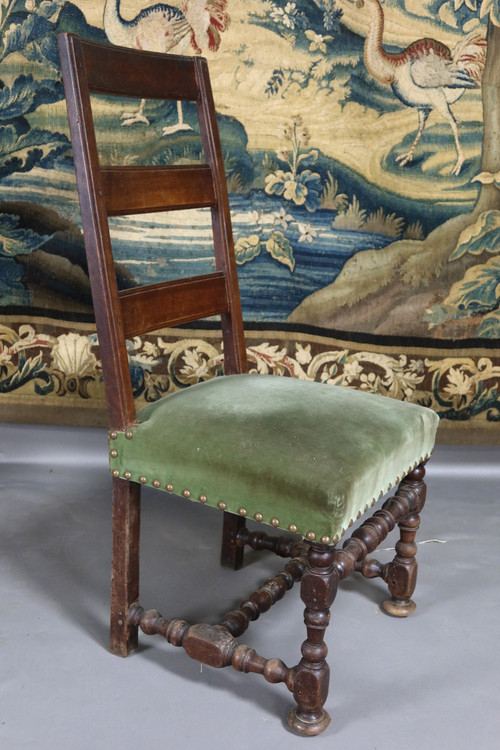 Suite Von Acht Stühlen Louis XIII Epoche XVIII