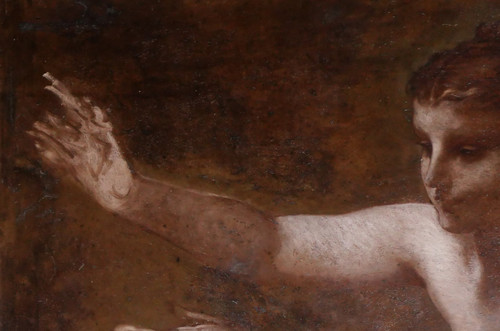 Pierre-Victor GALLAND 1822-1892 Study of a woman for the Figure of Industry for the Paris City Hall