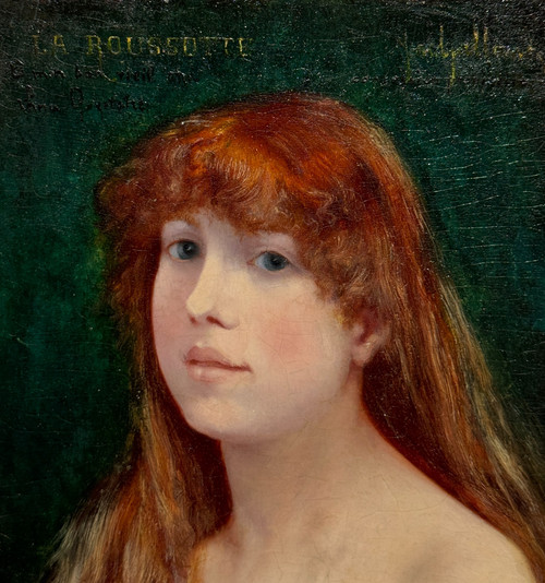 Ecole Française De La Fin Du 19ème Siècle - La Roussotte, Signé