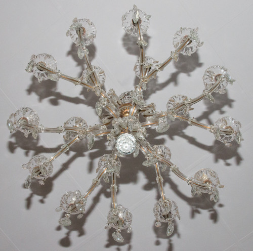 Marie-Thèrese Chandelier In Bohemian Crystal 1950s