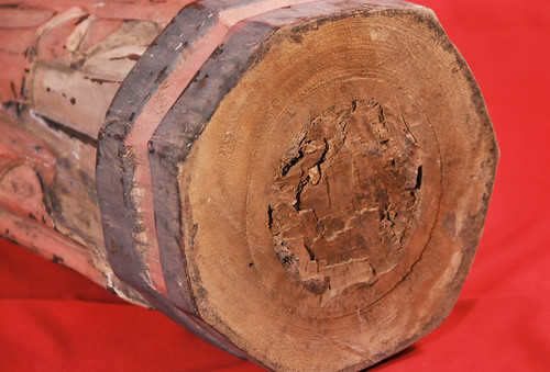 CUORE SACRO in legno, XIX secolo