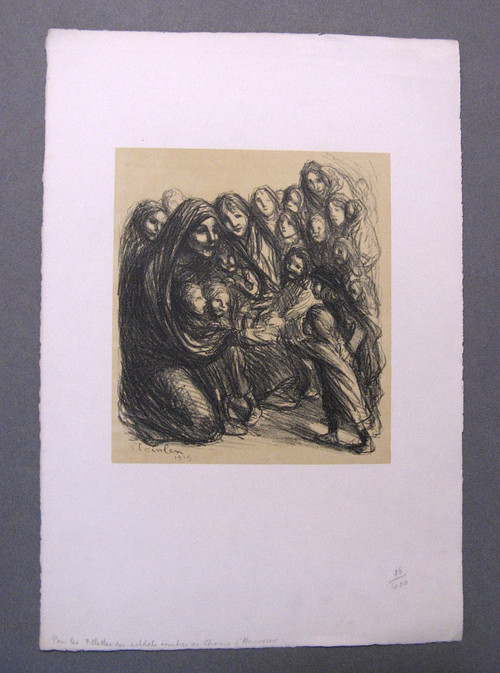 8 Lithographies 1915 Les Meurtrissures De La Grande Guerre. Théophile Alexandre Steinlen.