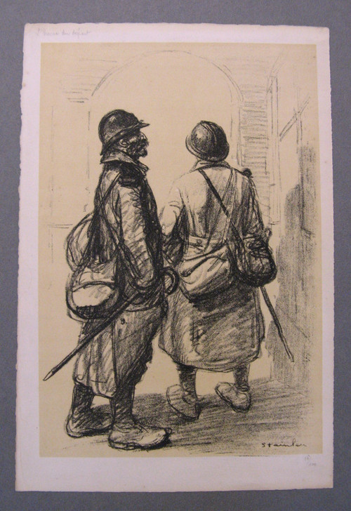 8 Lithographies 1915 Les Meurtrissures De La Grande Guerre. Théophile Alexandre Steinlen.