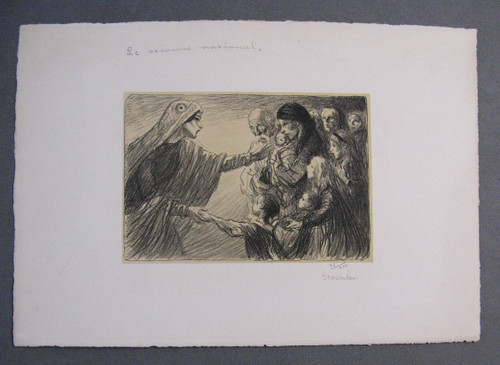 8 Lithographies 1915 Les Meurtrissures De La Grande Guerre. Théophile Alexandre Steinlen.