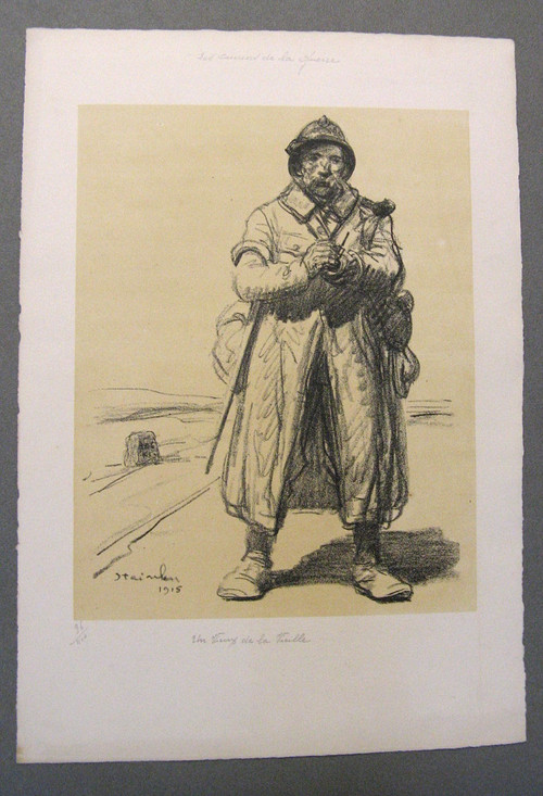 8 Lithographies 1915 Les Meurtrissures De La Grande Guerre. Théophile Alexandre Steinlen.