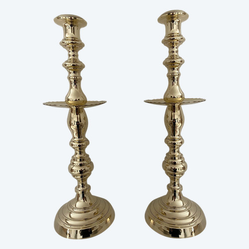 Pair of ormolu torches (19th century)