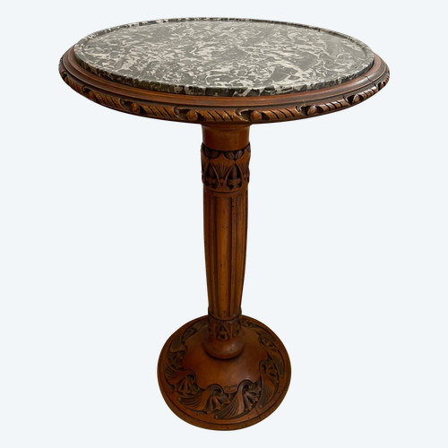 Majorelle pedestal table