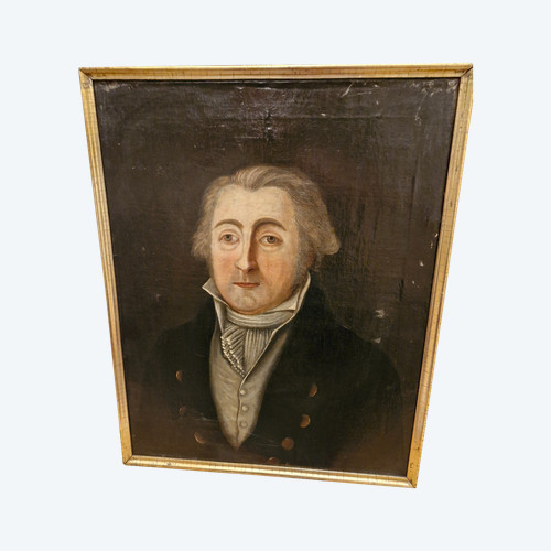 18th century, portrait of a man oil on canvas