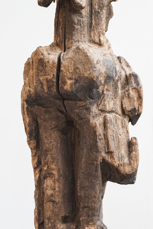 Skulptur, rätselhafter Charakter, Holz