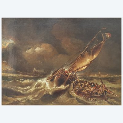 Hippolyte ADAM - Le sauvetage  