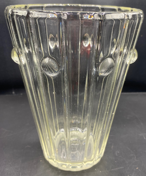 MOLDED GLASS VASE