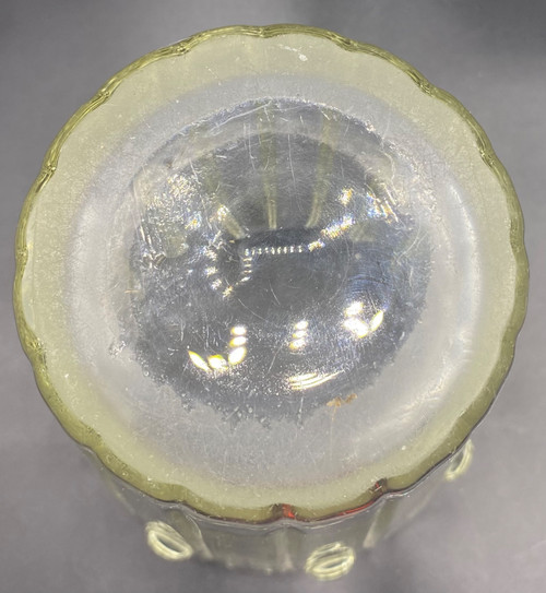 MOLDED GLASS VASE