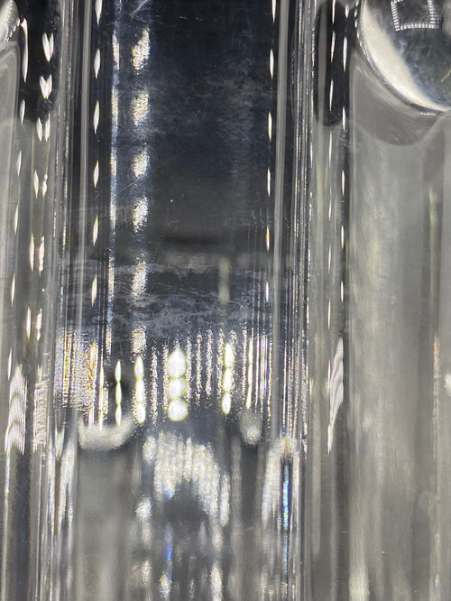 MOLDED GLASS VASE