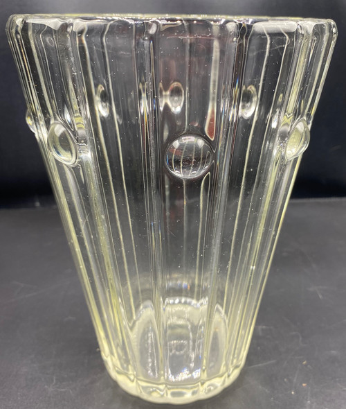MOLDED GLASS VASE