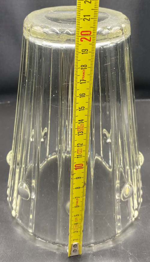 MOLDED GLASS VASE