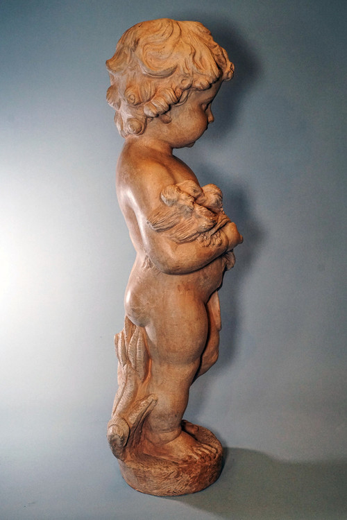 PUTTO, importante terre cuite 