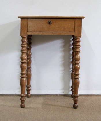  Petite Table en Chêne, dans le goût Louis-Philippe - 2ème partie XIXe 