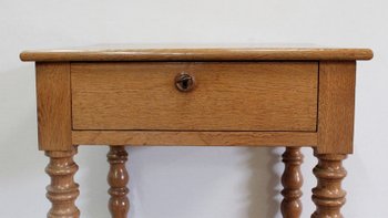  Petite Table en Chêne, dans le goût Louis-Philippe - 2ème partie XIXe 