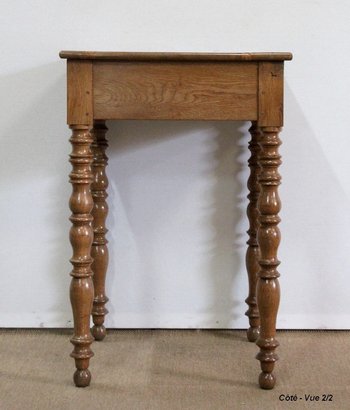  Petite Table en Chêne, dans le goût Louis-Philippe - 2ème partie XIXe 
