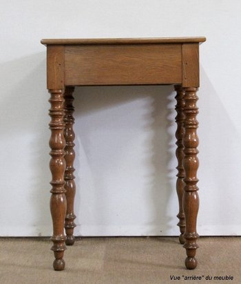 Petite Table en Chêne, dans le goût Louis-Philippe - 2ème partie XIXe 
