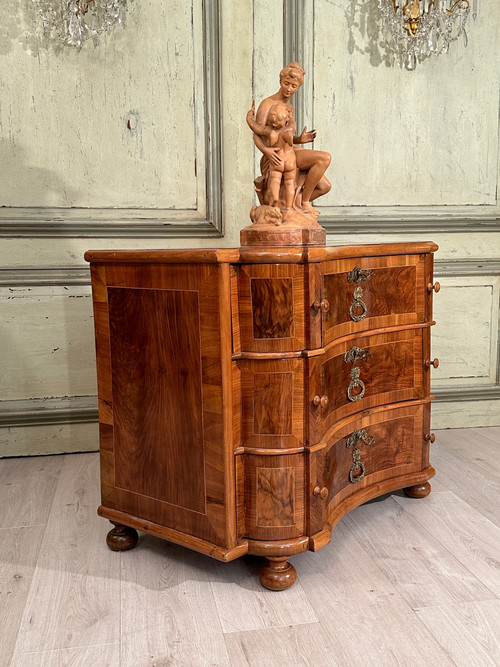 Commode Dite Baroque d'Epoque XVIIIème Vers 1770
