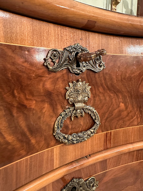 Commode Dite Baroque d'Epoque XVIIIème Vers 1770