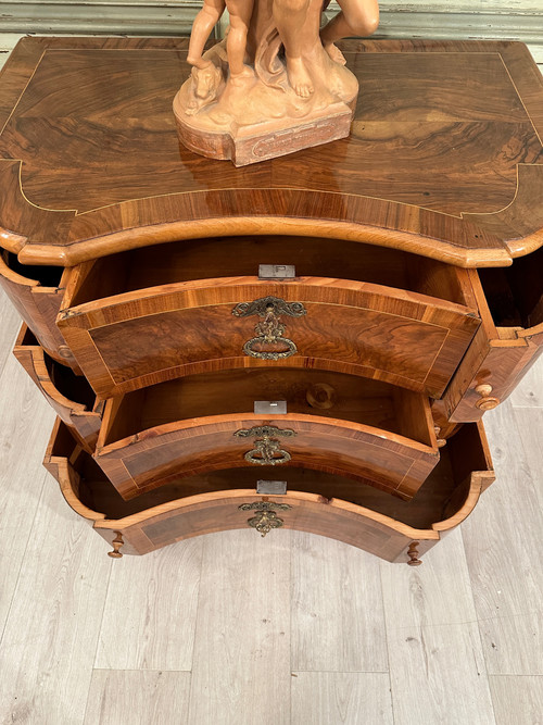 Commode Dite Baroque d'Epoque XVIIIème Vers 1770