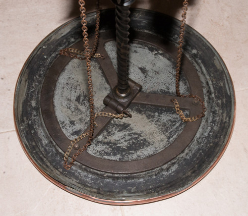 Pedestal Table In Cast Iron And Copper Napoleon III Period