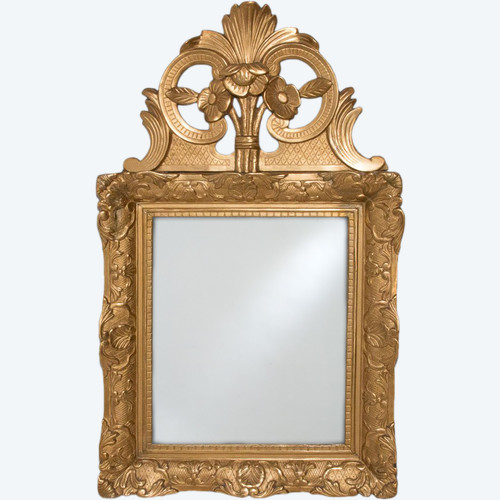 Miroir En Bois Sculpté et Doré début XIX 