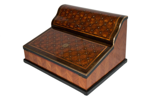 Ecritoire Paul Sormani En Marqueterie Circa 1860