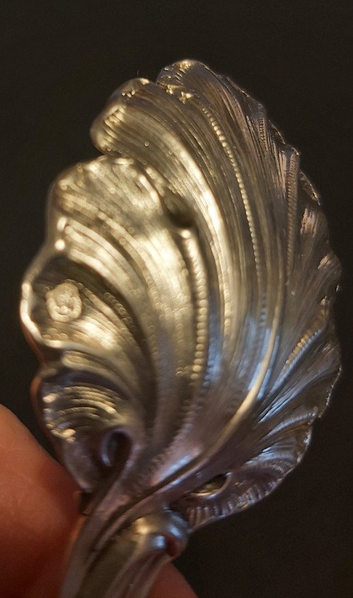 Rare miniature solid silver wine taster