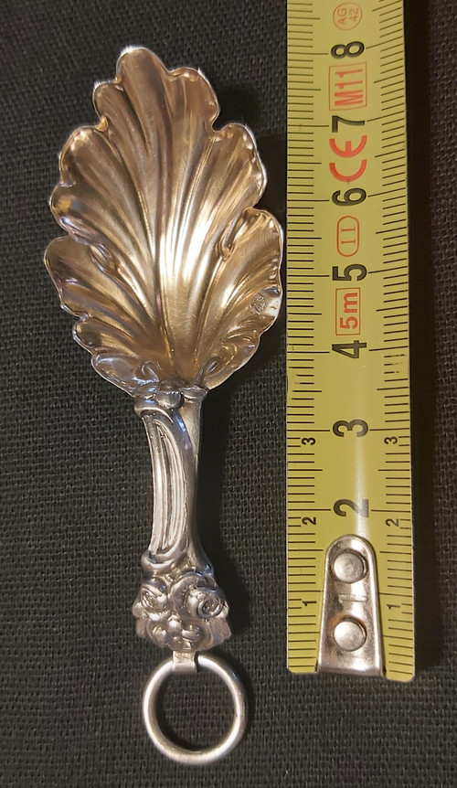 Rare miniature solid silver wine taster