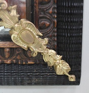  Specchio Rettangolare Grande, Stile Luigi XIV, Periodo Napoleone III - XIX