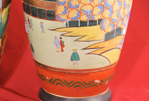 Paire vases Japon