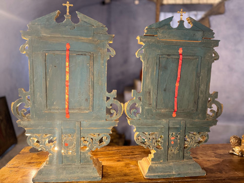 Ein bedeutendes Paar Reliquienschreine - 16. Jahrhundert