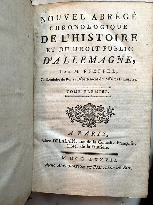 Deux volumes in 12 Nl; Abrégé Ch                                                                    