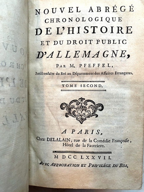 Deux volumes in 12 Nl; Abrégé Ch                                                                    