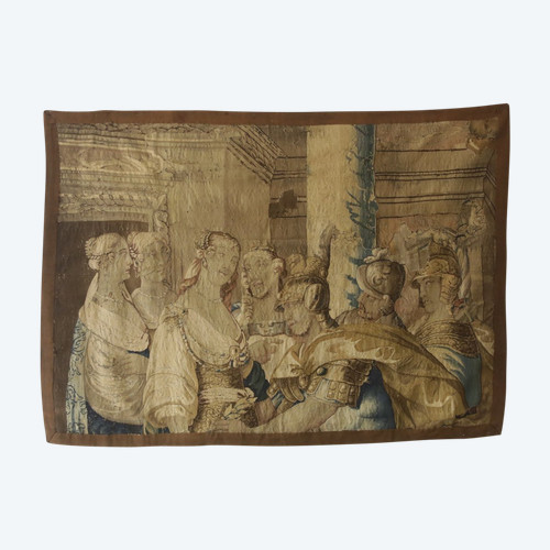 Piece of tapestry depicting Greek mythology, Aubusson, mid-17th century