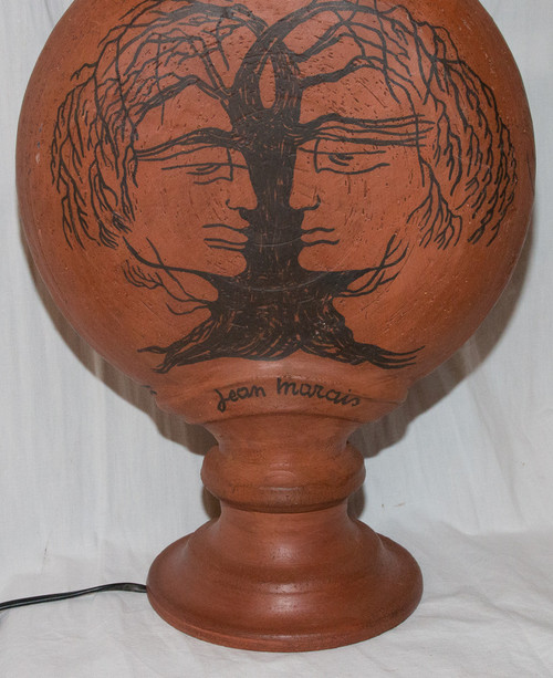 Lamp Signed Jean Marais 1913-1998