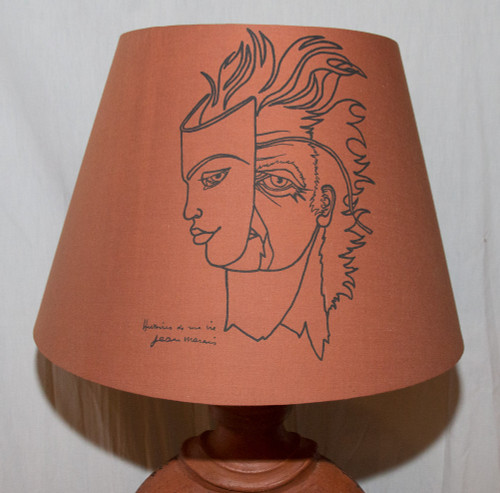 Lamp Signed Jean Marais 1913-1998
