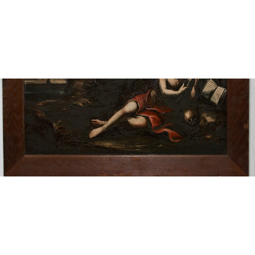 Olio su ardesia Maria Maddalena periodo XVIII secolo