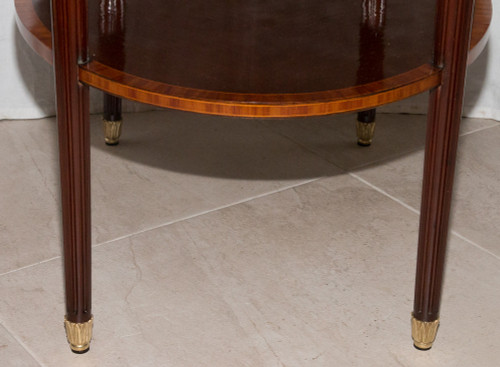  Guéridon Ovale Style Louis XVI Ende 19. Jahrhundert