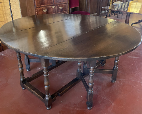 Grande Table Gateleg En Chêne
