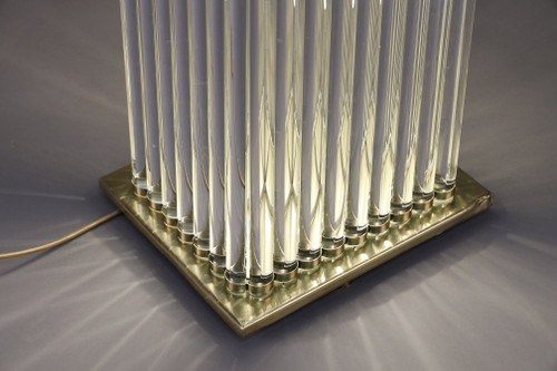 ART DECO-STYLE FLOOR LAMP MADE IN THE 70S FROM MURANO GLASS
