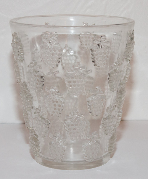 Vaso modello Lava Raisins Malaga R Lalique 1937