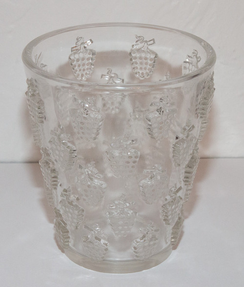 Vaso modello Lava Raisins Malaga R Lalique 1937
