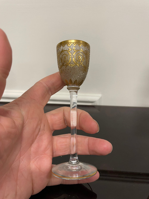 Saint Louis - Cristal Liqueur Service Late 19th Century