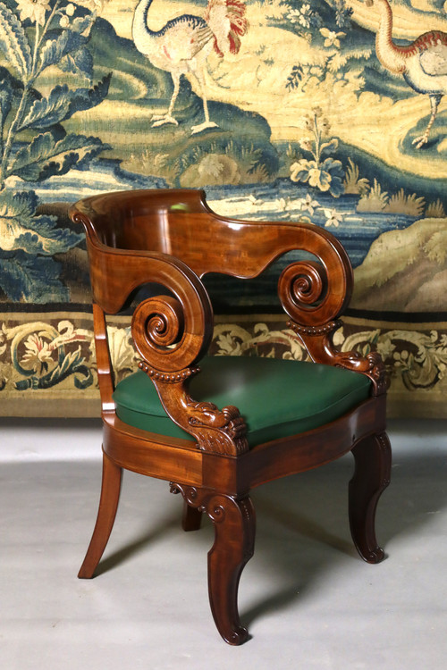 Fauteuil de bureau XIXème