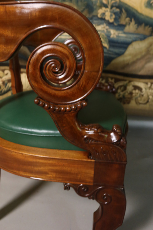 Fauteuil de bureau XIXème